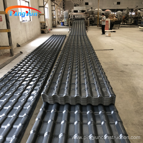Royal ASA fiberglass PVC synthetic resin roof sheet